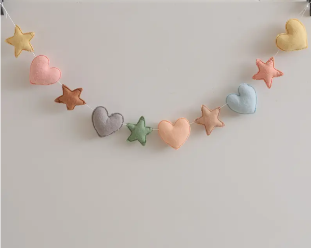 3D Figuren vilt slinger - Vlaggenlijn