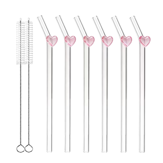 Herbruikbare Glazen rietjes