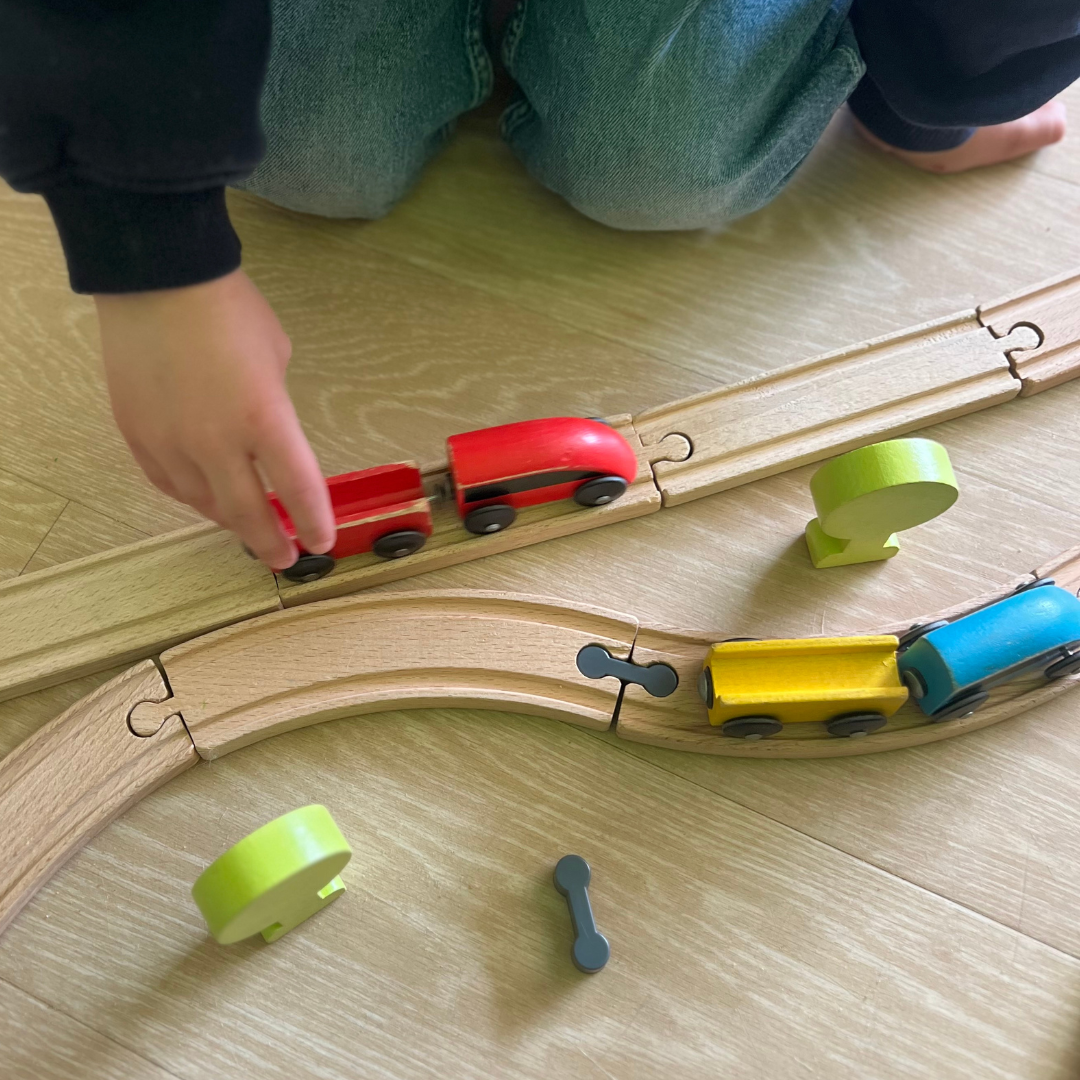 Treinbaan Conectors (5 stuks) - HappyHomeHappyKids