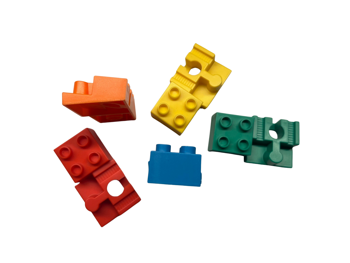 Houten Treinbaan Verbinders voor Lego Duplo en Ikea