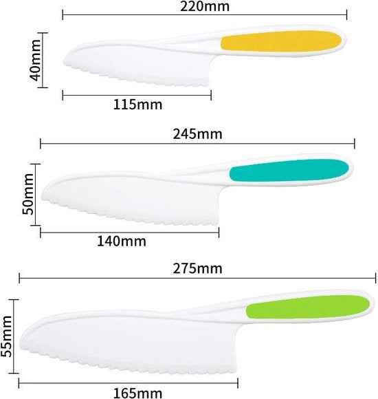 Kindermessen 6 delig - HappyHomeHappyKids