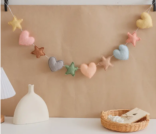 3D Figuren vilt slinger - Vlaggenlijn