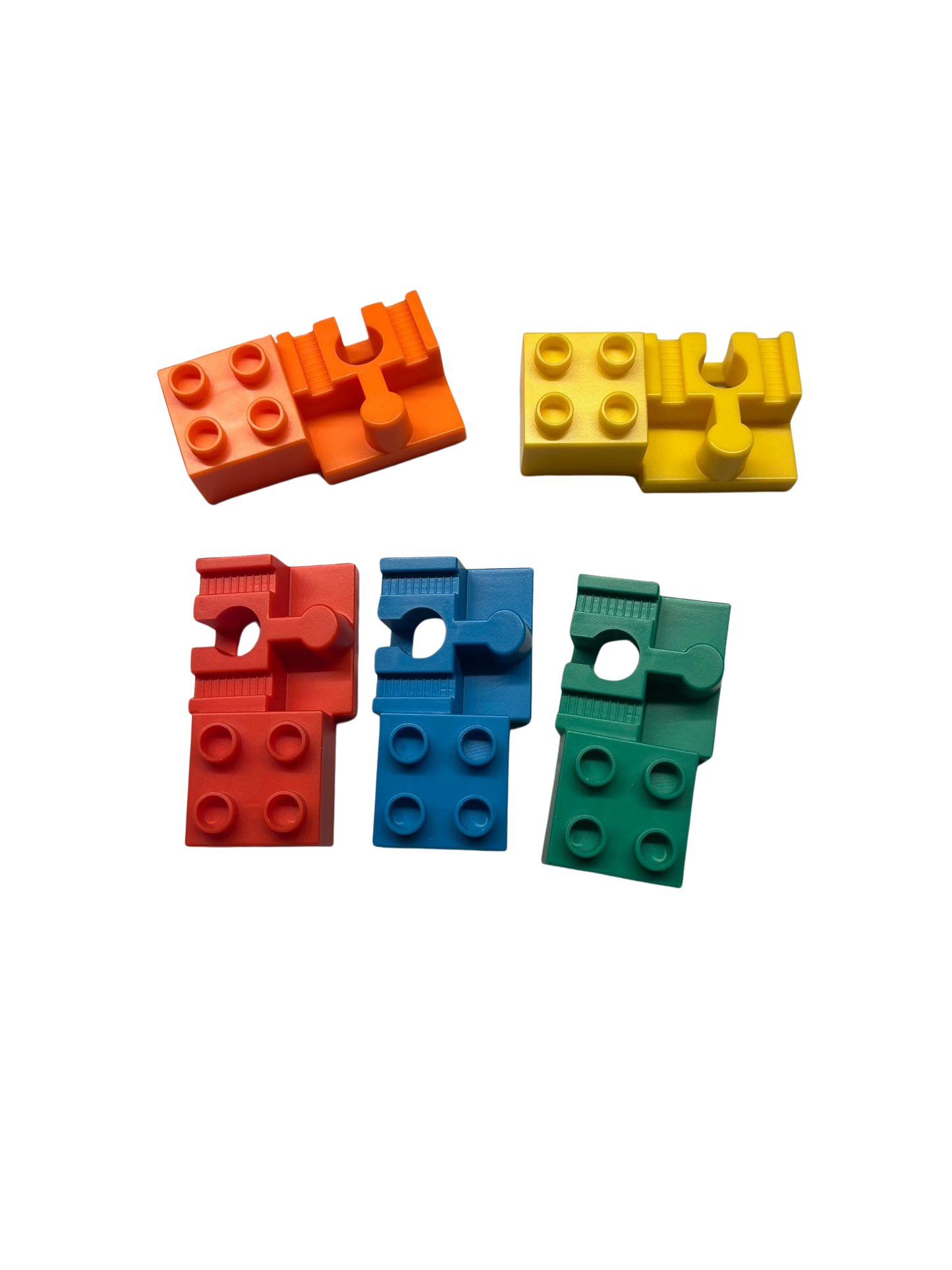 Houten Treinbaan Verbinders voor Lego Duplo en Ikea