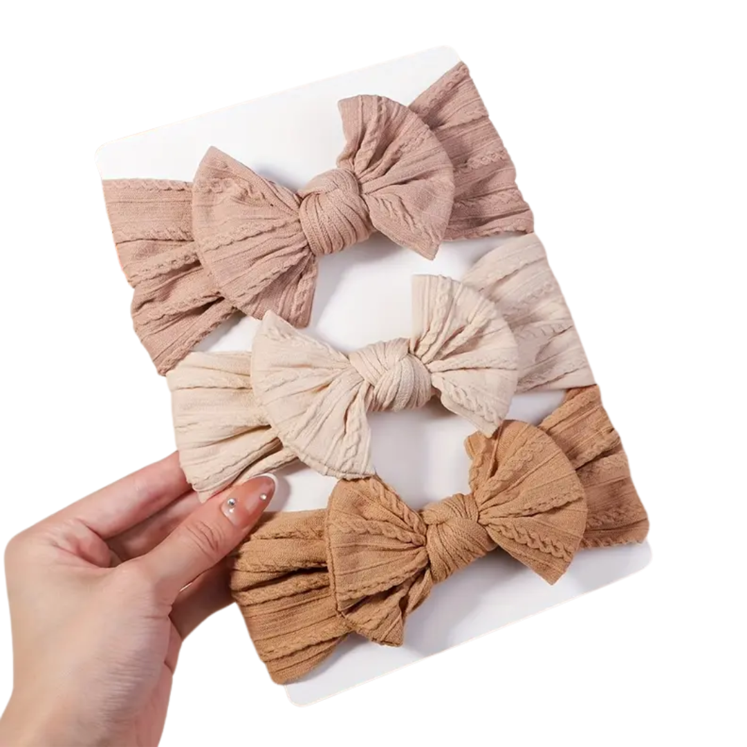 Baby haarbanden set van 3 - HappyHomeHappyKids