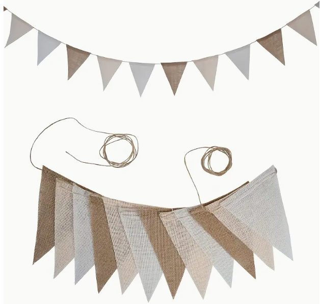 Jute vlaggenlijn - HappyHomeHappyKids