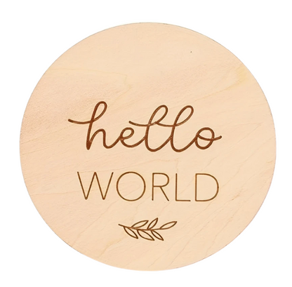 Mijlpaalkaarten van Hout - HappyHomeHappyKids