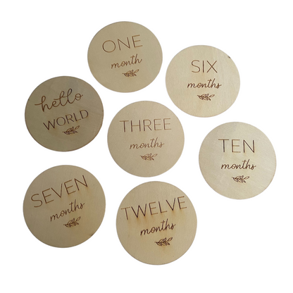 Mijlpaalkaarten van Hout - HappyHomeHappyKids