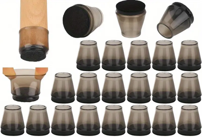 Stoelpoot beschermers 24 stuks