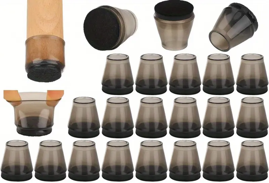 Stoelpoot beschermers 24 stuks